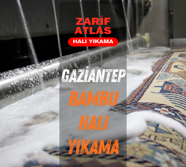 gaziantep bambu halı yıkama